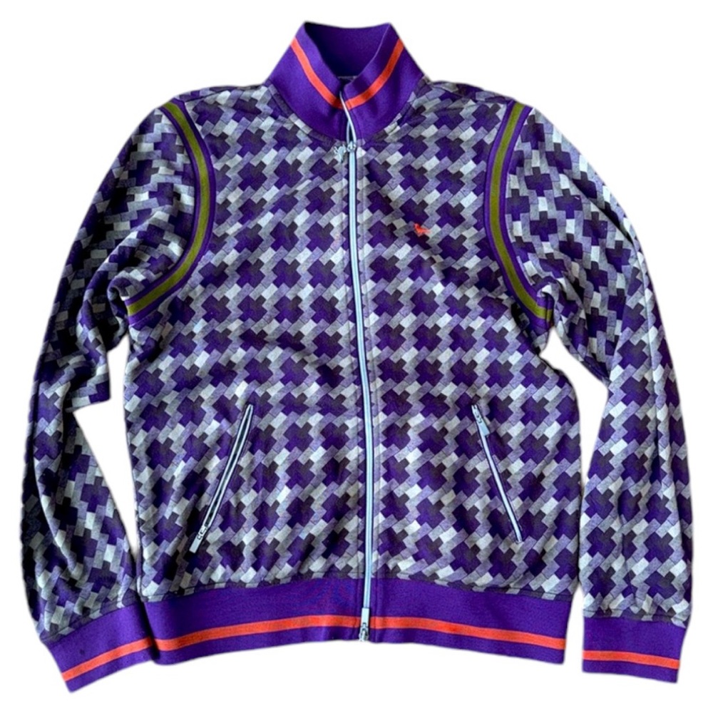 Modern Amusement zip-up sweater